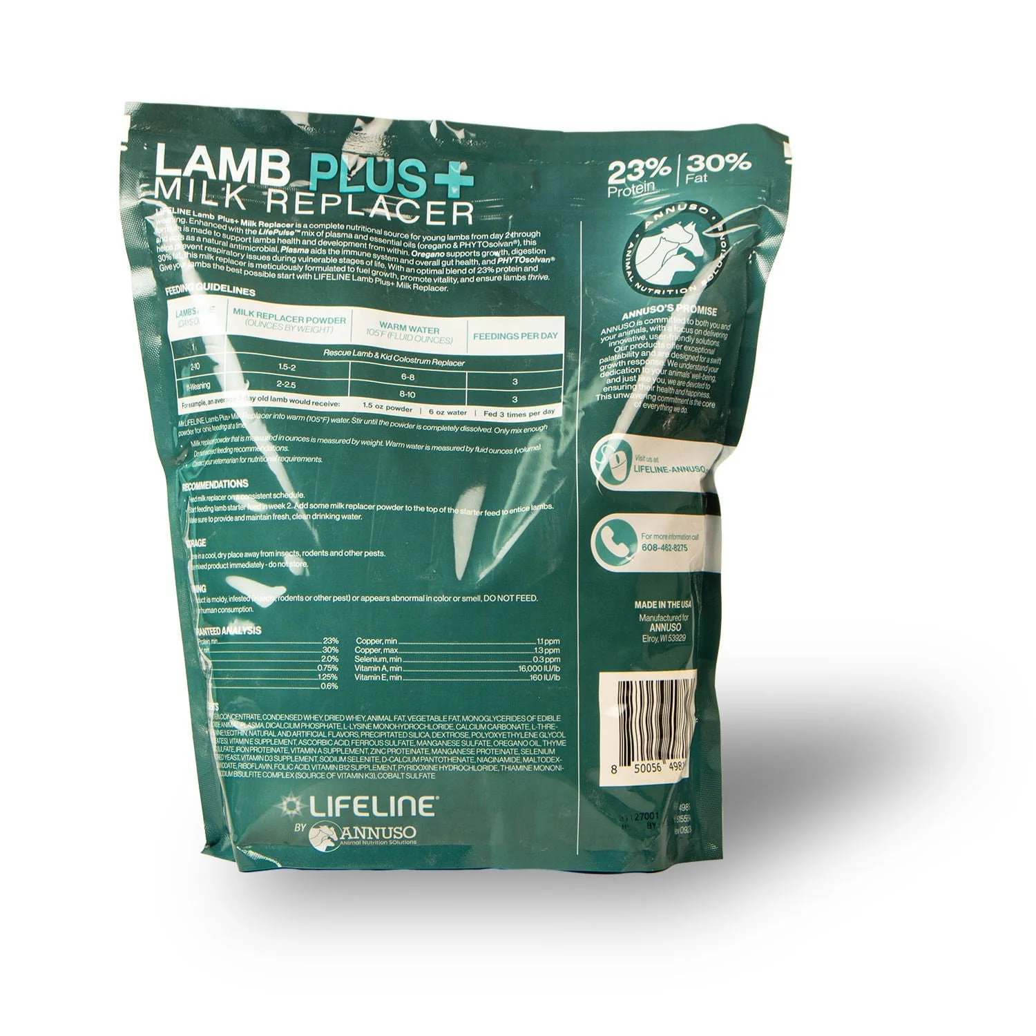LIFELINE Lamb Plus 23:30 Milk Replacer - Image 2