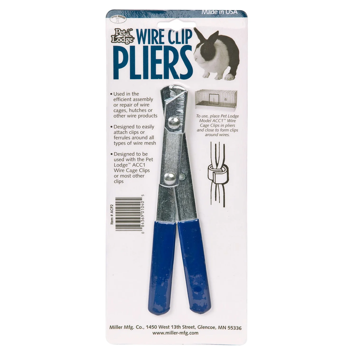 Light-Duty Wire Clip Pliers for Rabbit Hutches & Small Animal Cages - Image 1