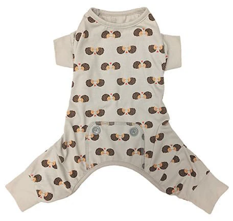 Light Gray Hedgehog Dog Pajamas - Image 2