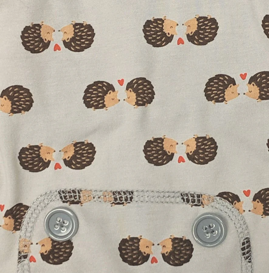 Light Gray Hedgehog Dog Pajamas - Image 3