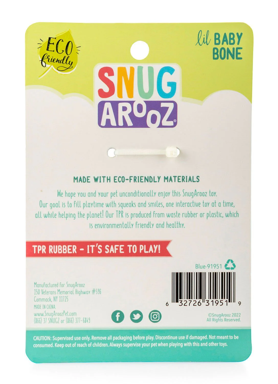 Lil Baby Bone – Puppy Teether Chew Toy, 4.25" - Image 2