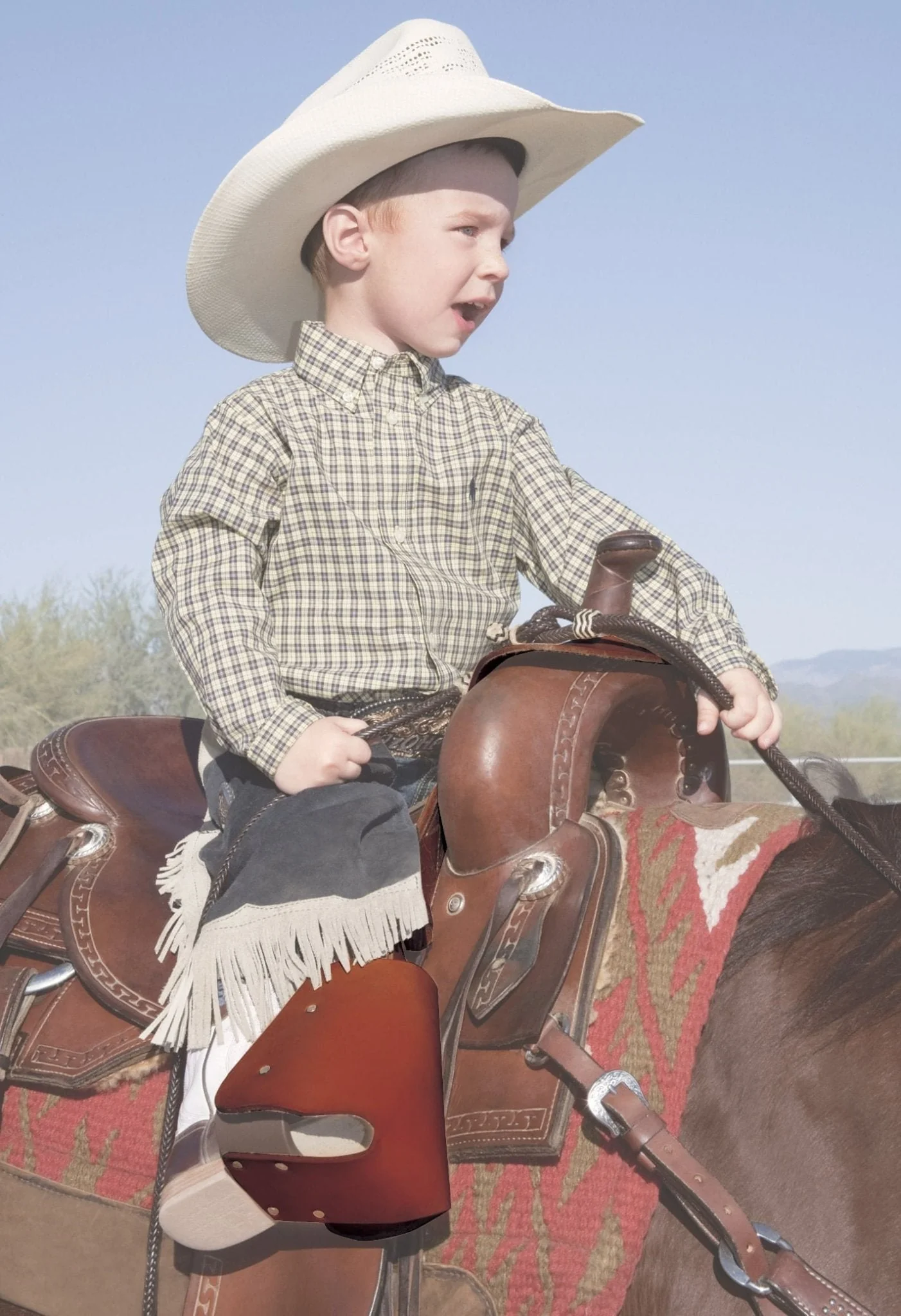 Lil' Dude Stirrups, Sunset - Image 2