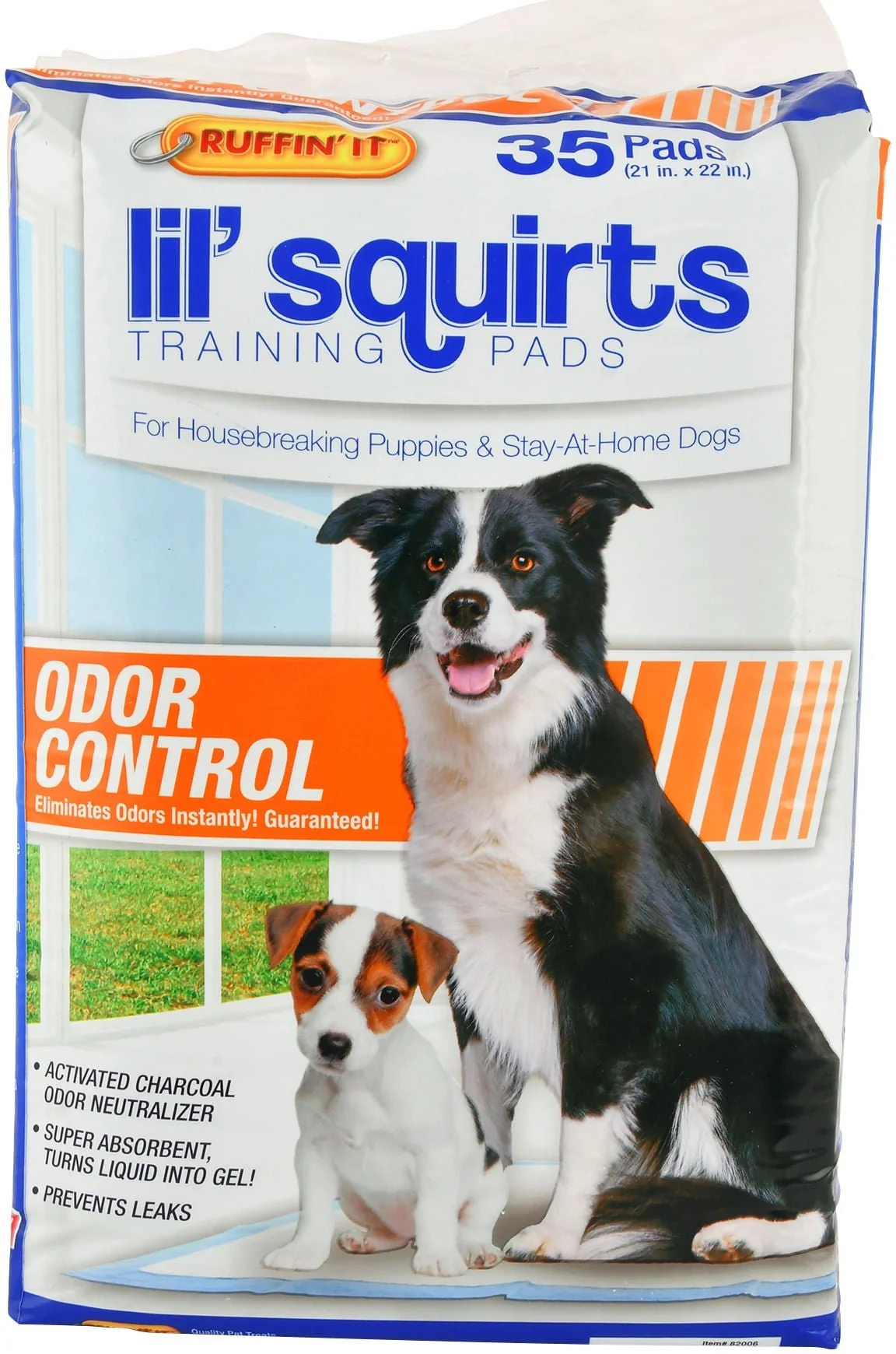 Lil' Squirts Training Pads with Activated Charcoal, 35 ct - Image 1