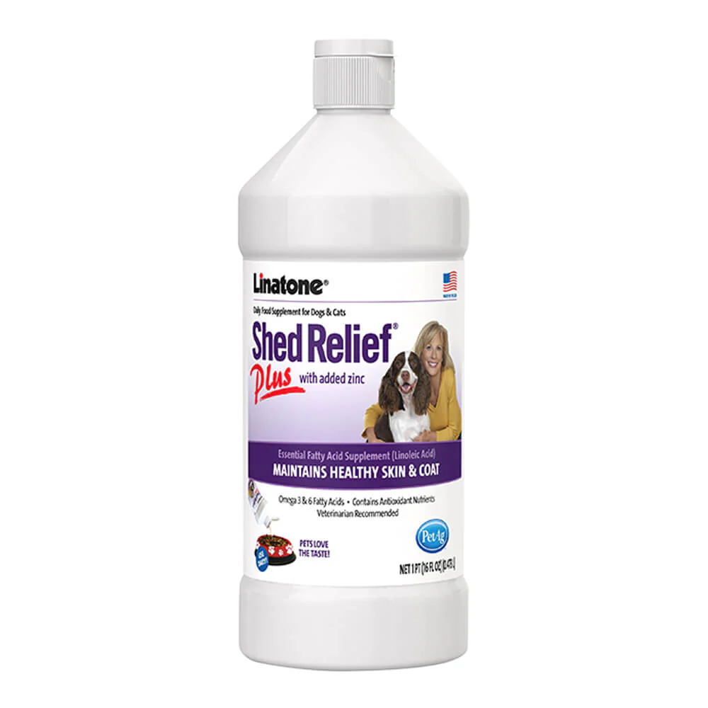 Linatone Shed Relief Plus added Zinc, 16 oz - Image 1