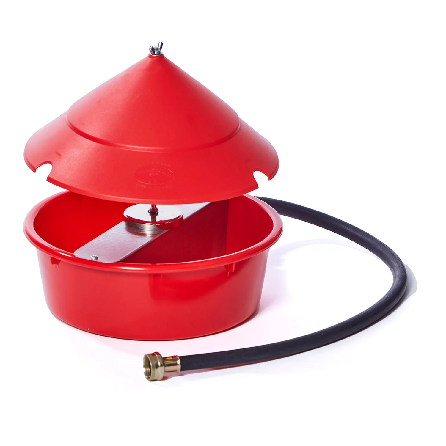 Little Giant Automatic Chicken Waterer with Cover, 5 qt - Image 1