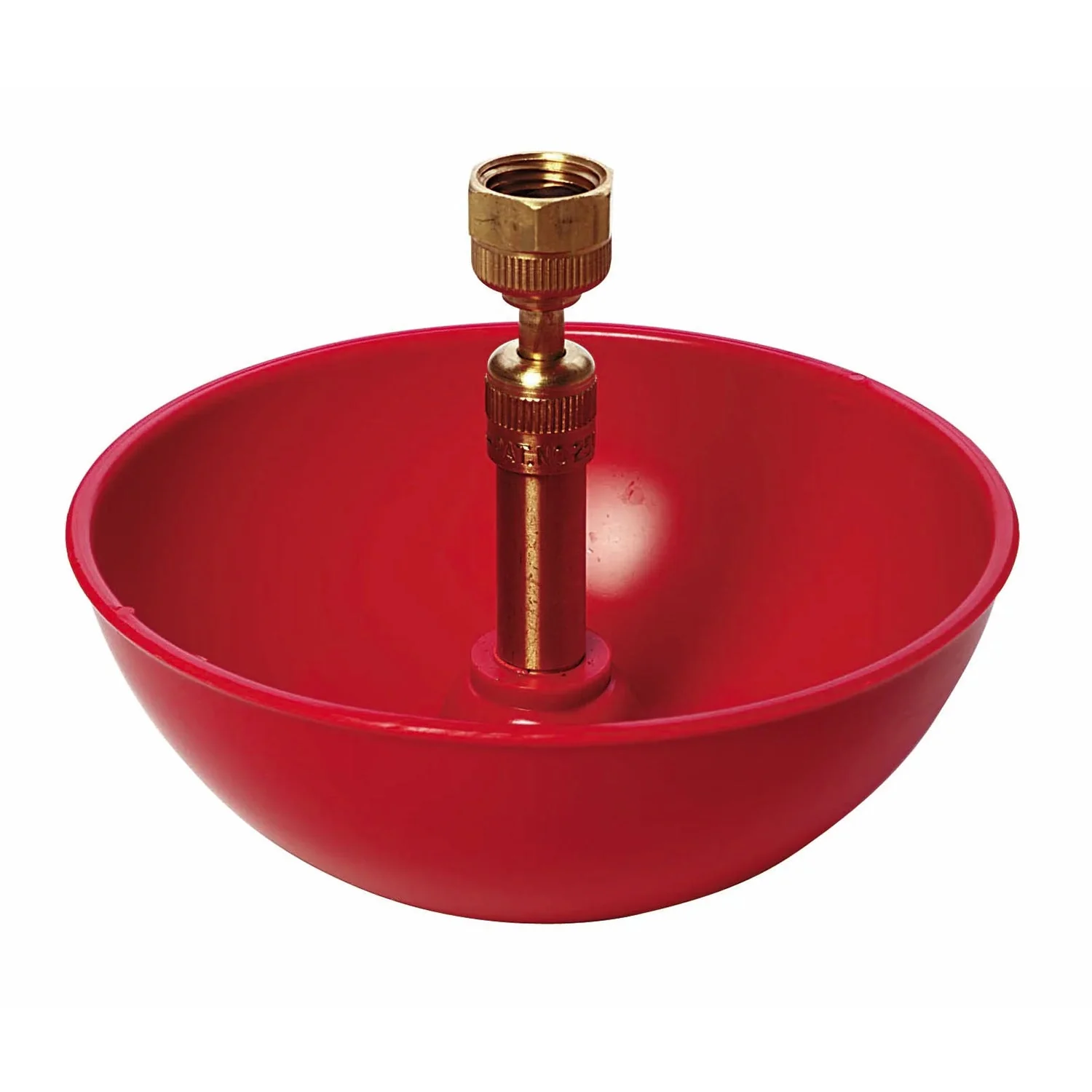 Little Giant Automatic Poultry & Chick Fountain – Continuous Flow Chicken & Game Bird Waterer with Brass Valve - Image 1