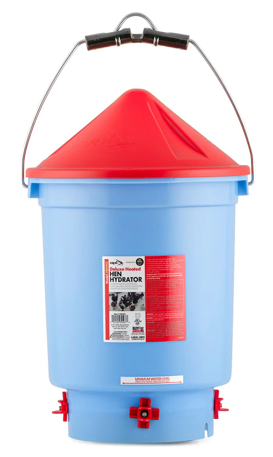 Little Giant Heated Deluxe Hen Hydrator, 3 Gallon - Image 1