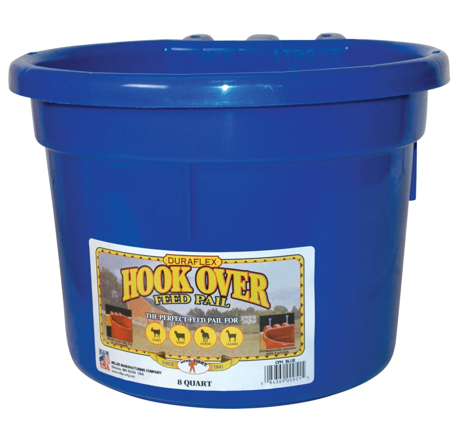 Little Giant Hook Over Feed Pail, 2 Gallon - Image 2