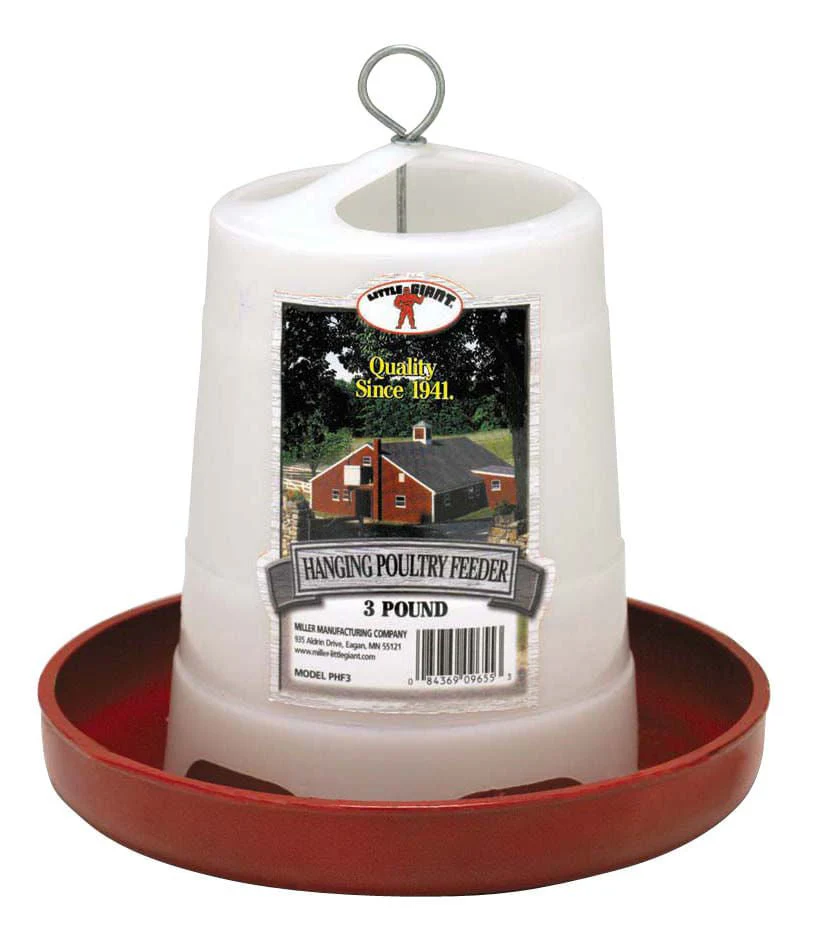 Little Giant Plastic Hanging Chicken Feeders - Image 1