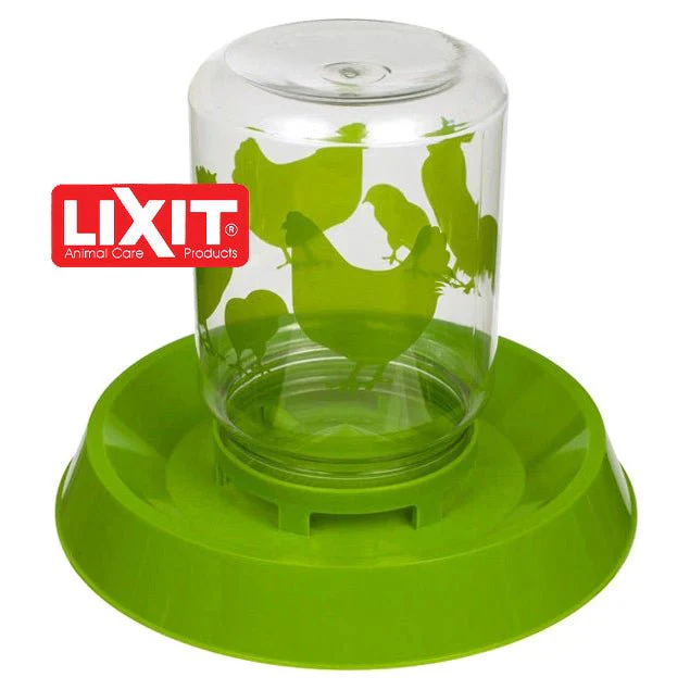 Lixit Chicken Waterer/Feeder with Reversible Base - Image 2