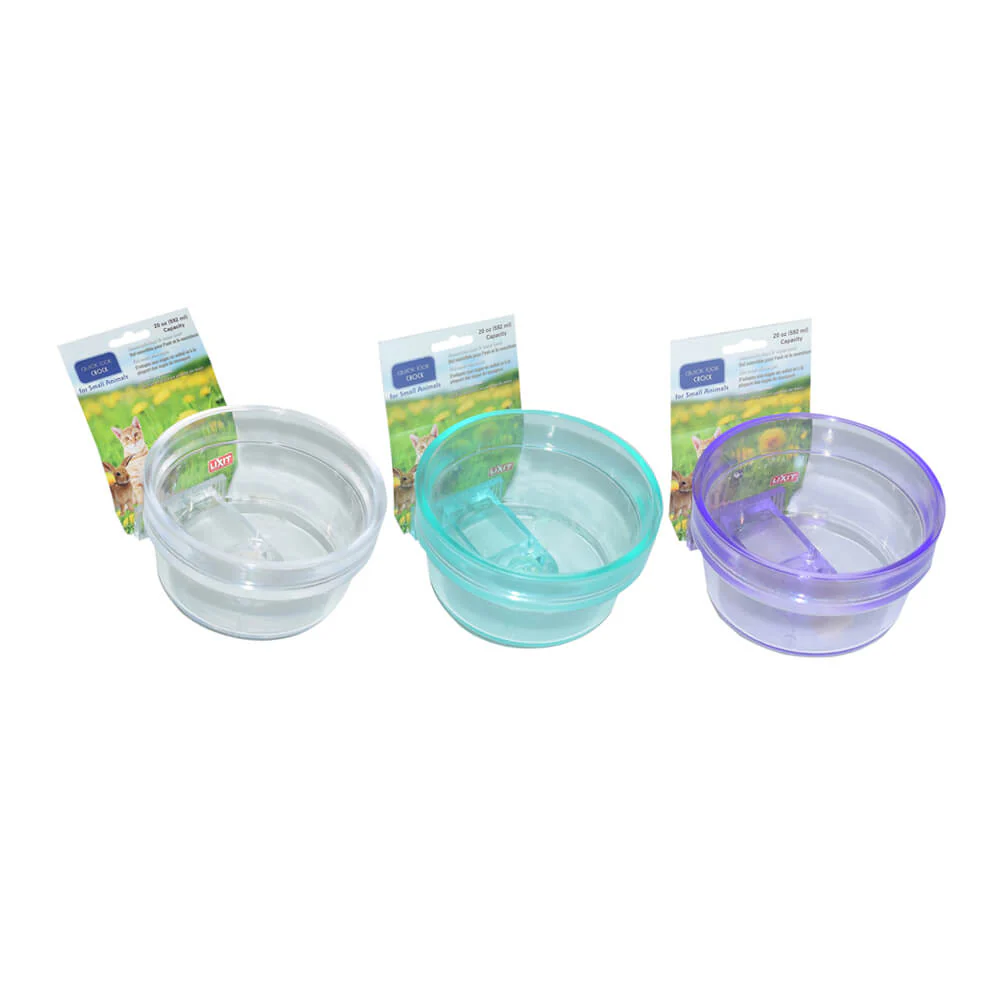 Lixit Critter Brite Quick-Lock Crock, 20 oz - Image 1
