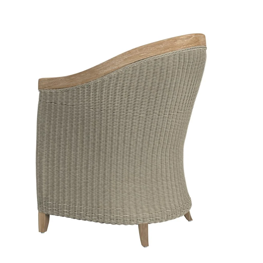 Cambria Dining Chair in Canvas Canvas w/ Self Welt - Image 3