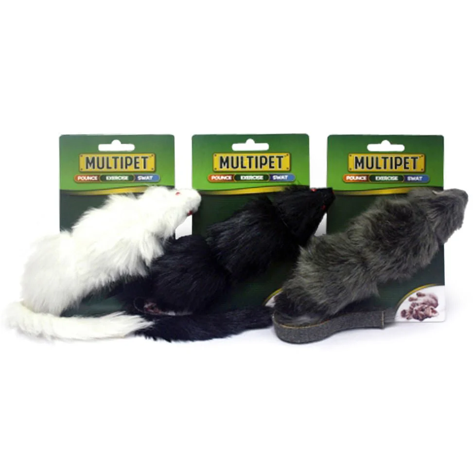Long Mouse Cat Toy, 5.5" - Image 2