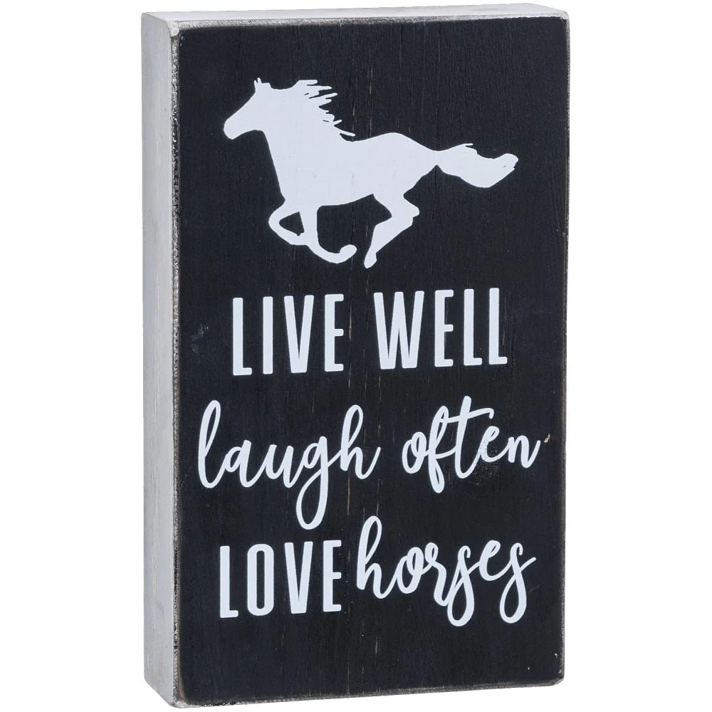 Love Horses Sign - Image 1