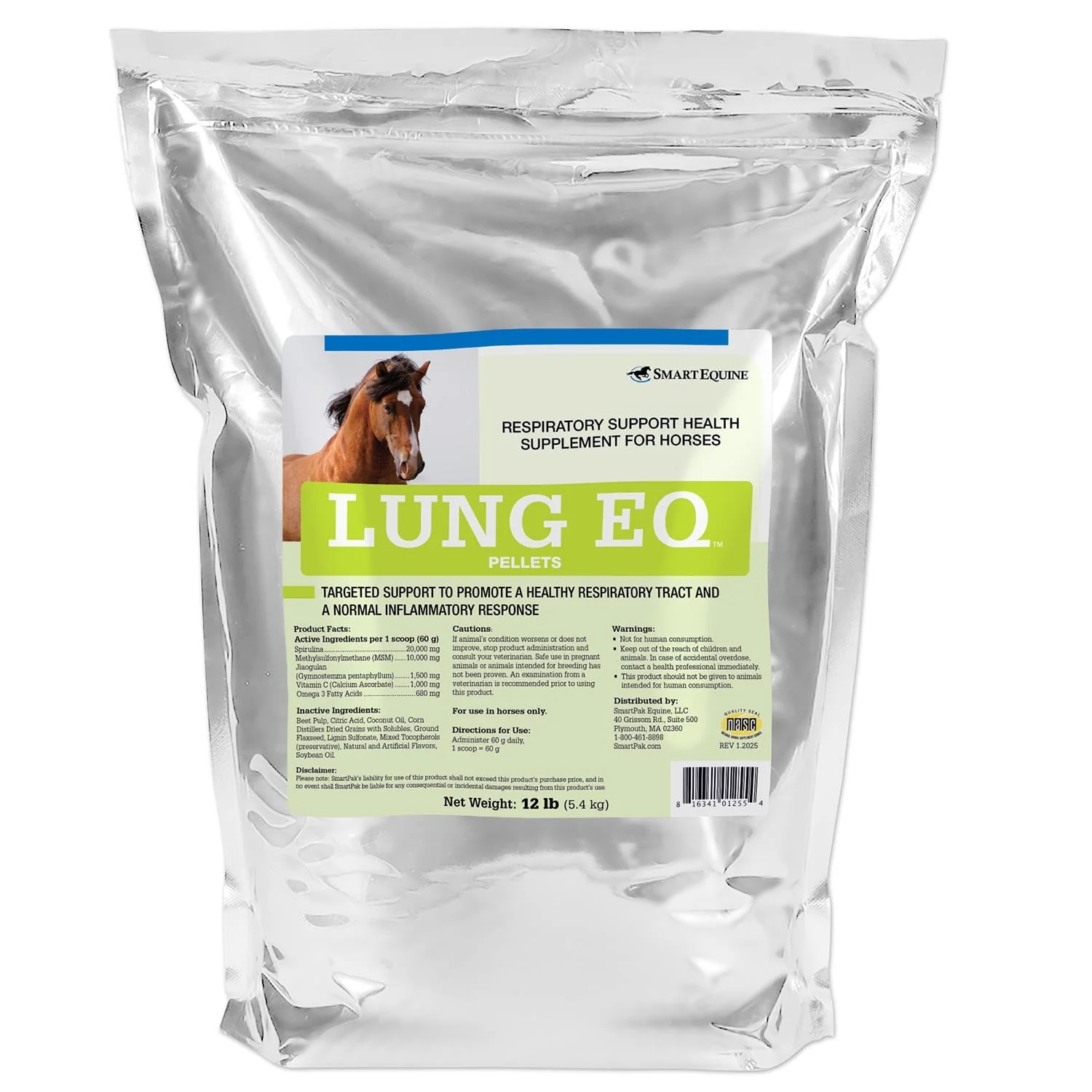 Lung EQ, Respiratory Support Supplement for Horses, Pellets - Image 1