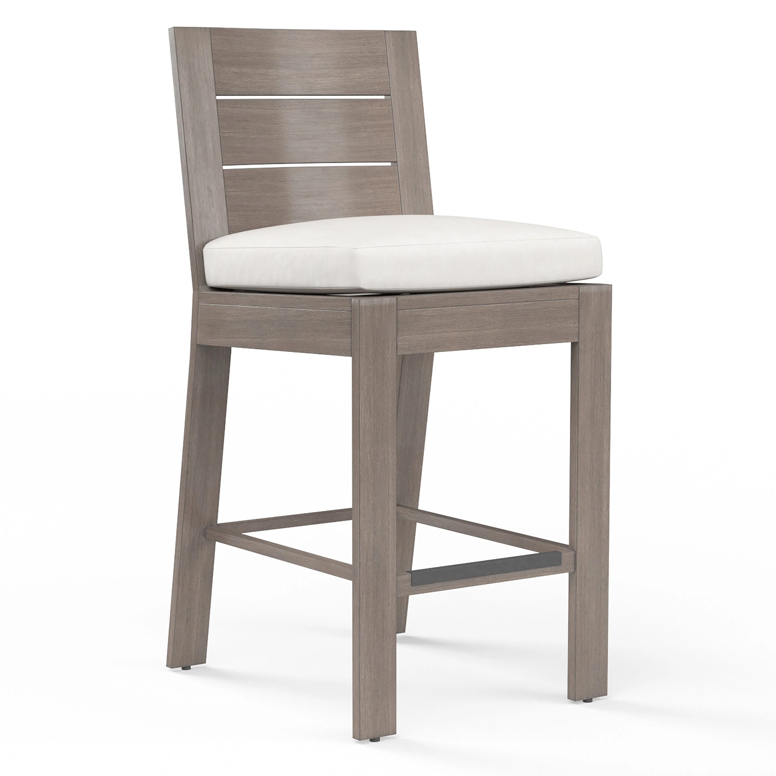 Laguna Barstool in Canvas Flax, No Welt