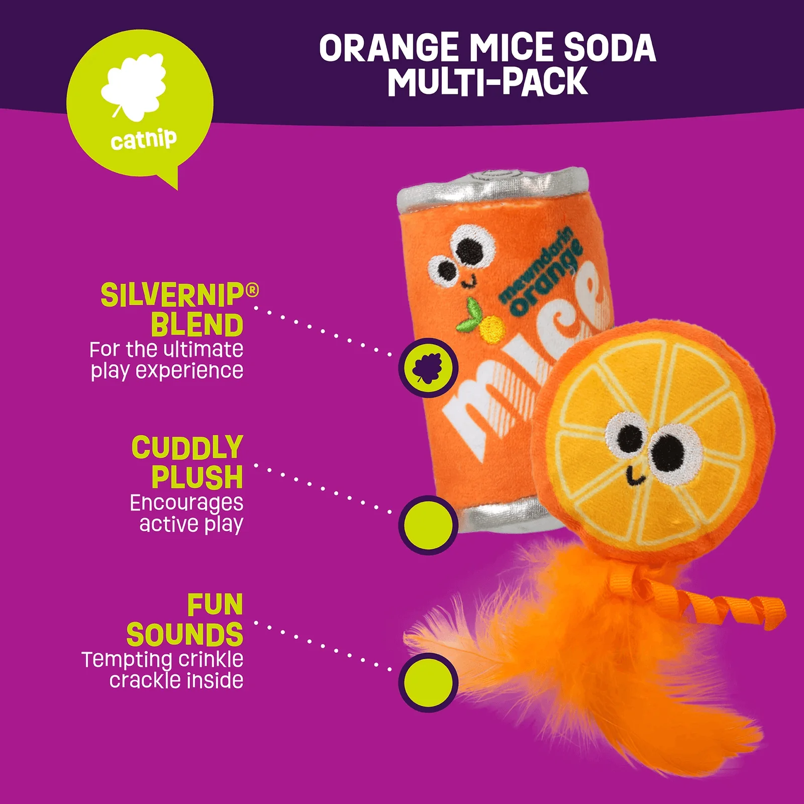 Mad Cat Orange Mice Soda - Image 3