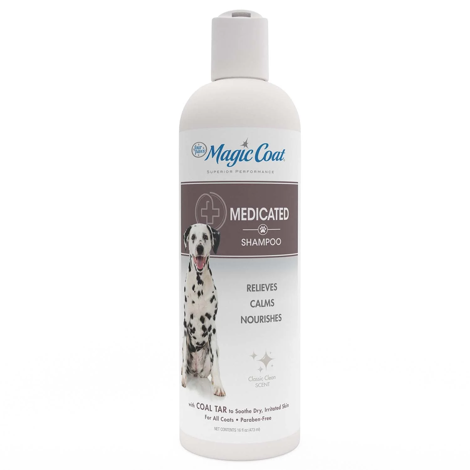 Magic Coat Medicated Dog Shampoo for Skin Allergies, 16 oz - Image 1
