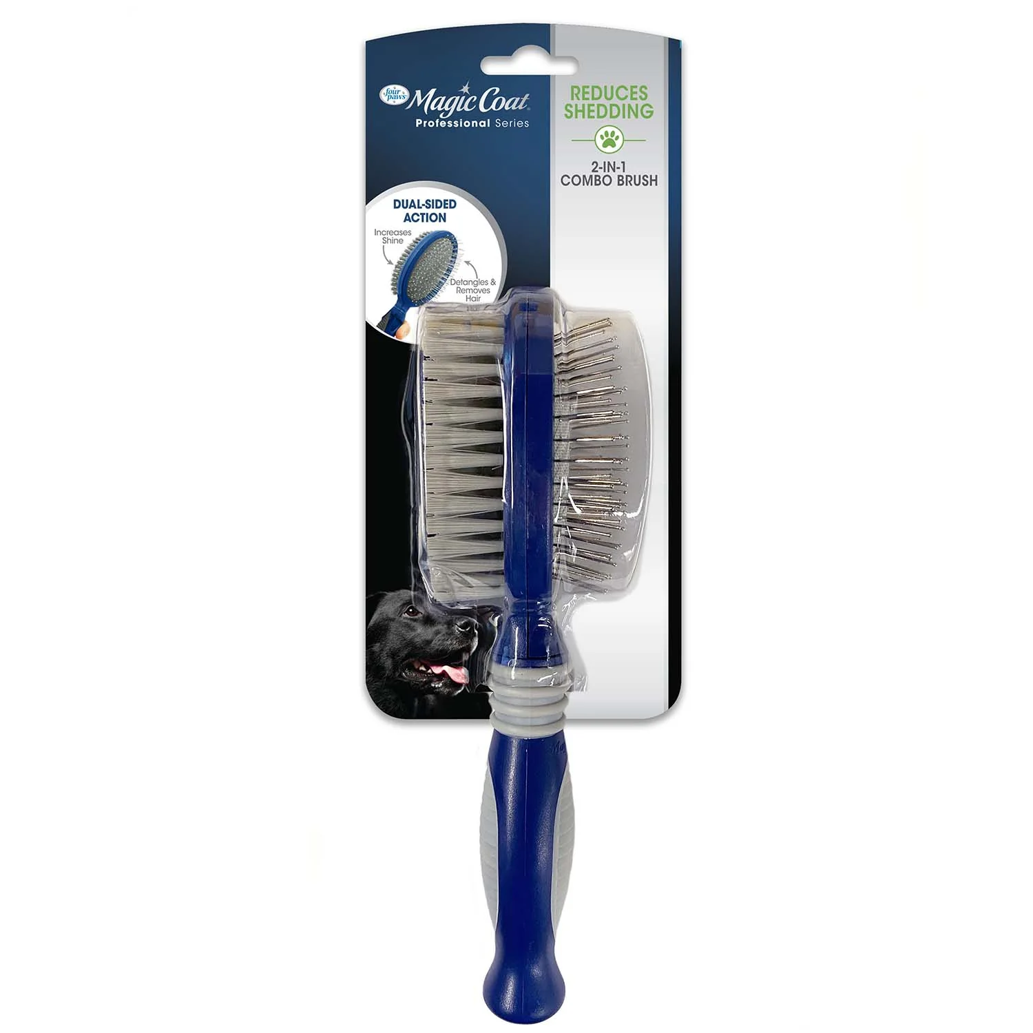 Magic Coat Professional Series 2-in-1 Combo Pin and Bristle Brush - Image 1