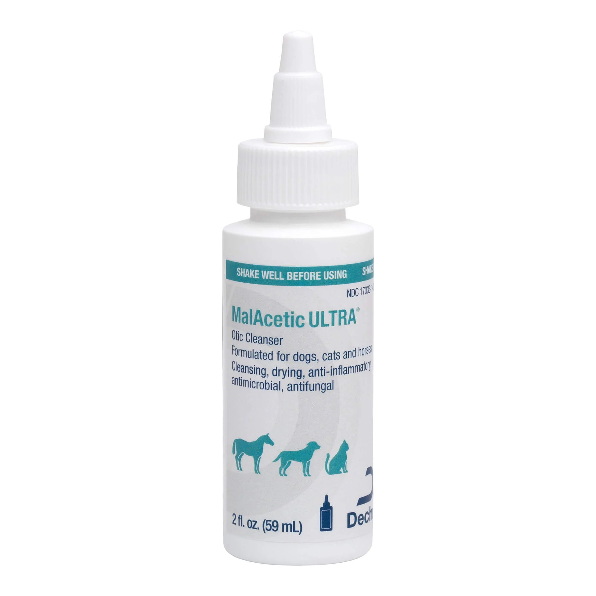 MalAcetic ULTRA Otic Cleanser for Dogs, Cats, and Horses - Image 1