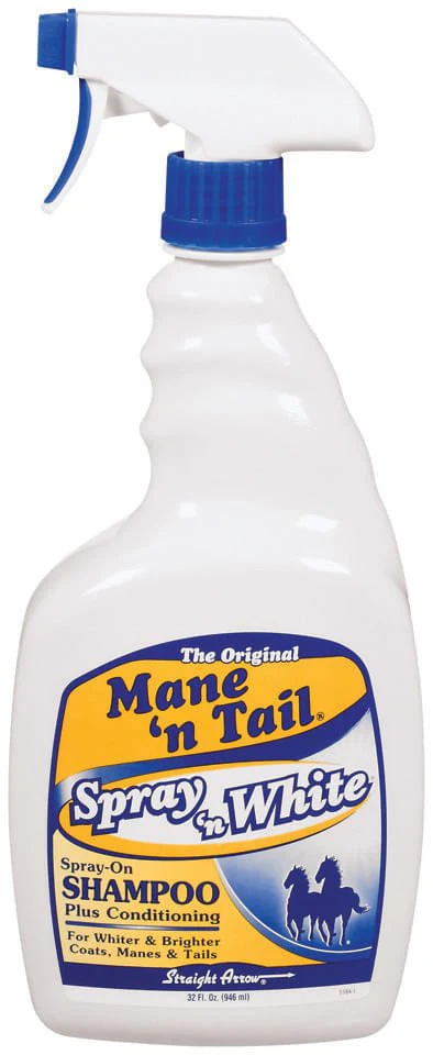 Mane 'N Tail Spray 'n White Spray-On Horse Shampoo - Image 1