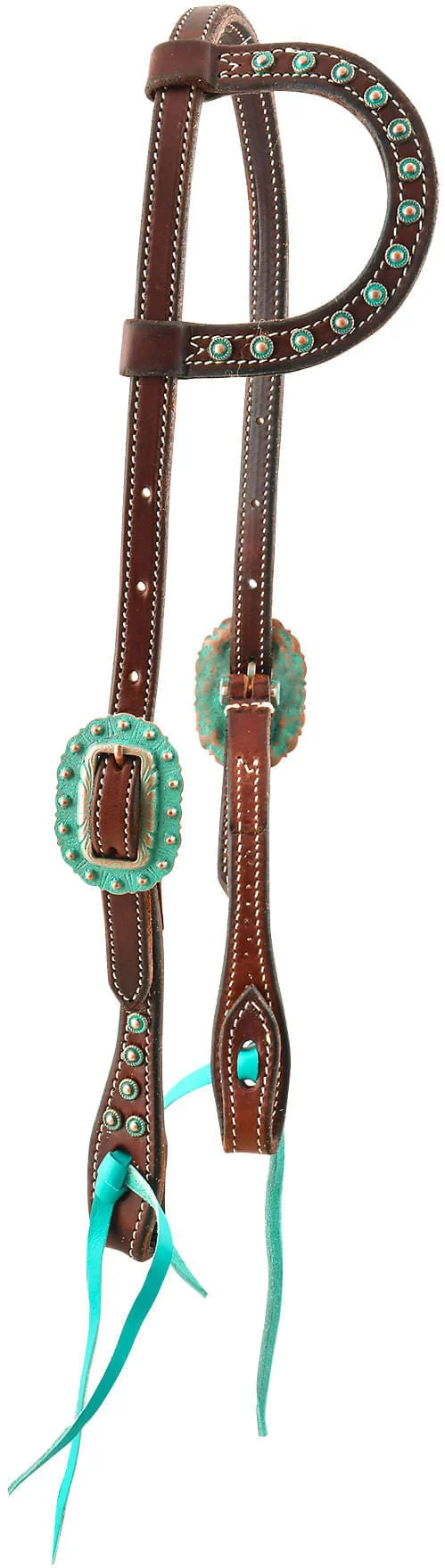 Martin Antique Turquoise Sliding Ear Headstall - Image 1