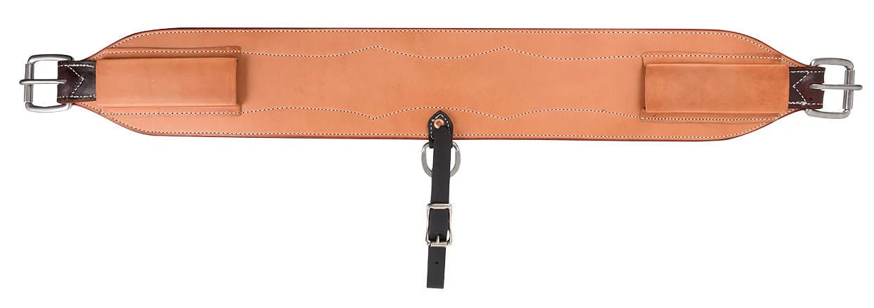 Martin Saddlery 4.5" Straight Flank Skirting Leather Cinch, Natural - Image 1
