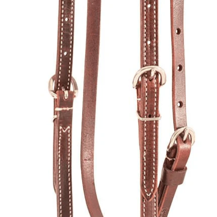 Martin Saddlery Browband Headstall with Blood Knots, Chocolate - Image 3
