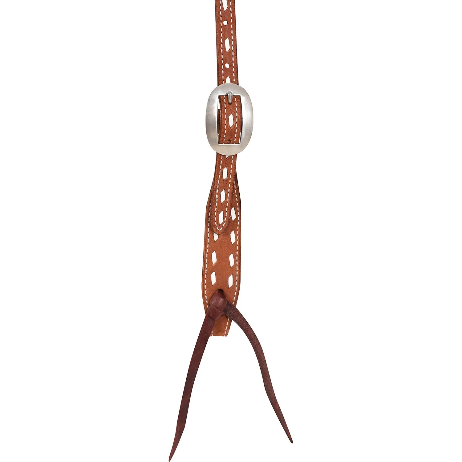 Martin Saddlery Buckstitched Leather Browband Headstall - Image 3