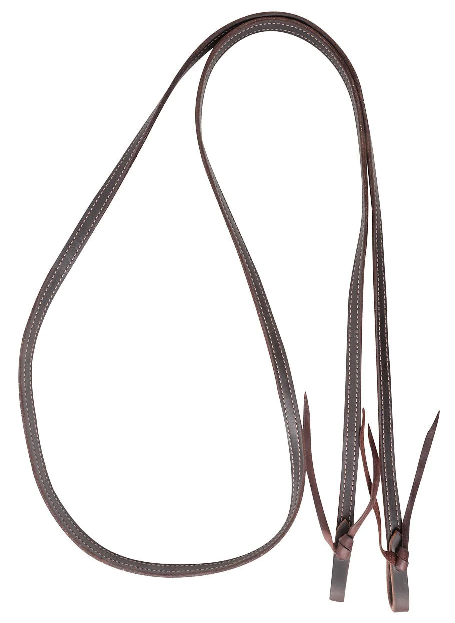 Martin Saddlery Double Stitched Roping Rein with 5/8" Thick Tied Ends - Image 1