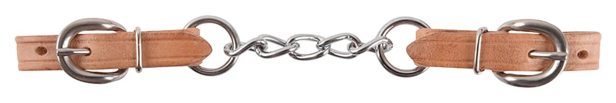 Martin Saddlery Harness and Twist Link Chain Curb Strap, 5-Chain Link - Image 1
