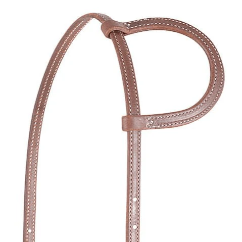 Martin Saddlery Harness Leather Slip Ear Headstall 1/2-inch Thick, Natural - Image 2