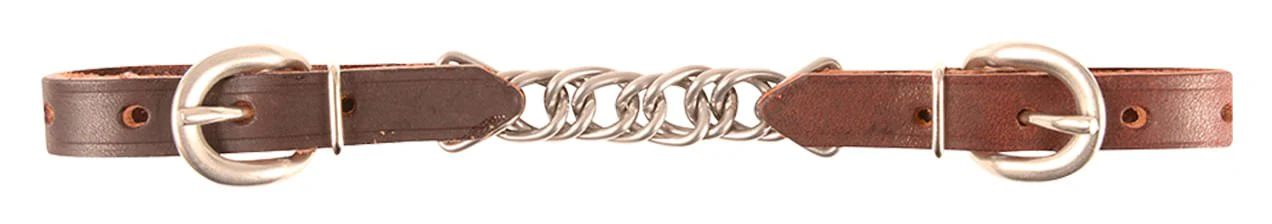 Martin Saddlery Latigo and Flat Link Chain Curb Strap - Image 1