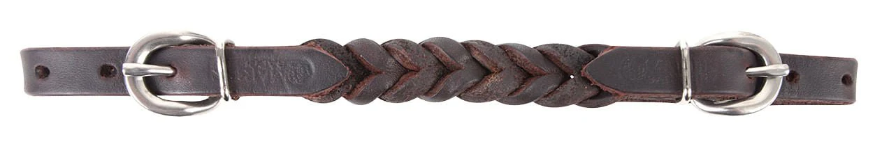 Martin Saddlery Latigo Curb Strap with Blood Knots - Image 1
