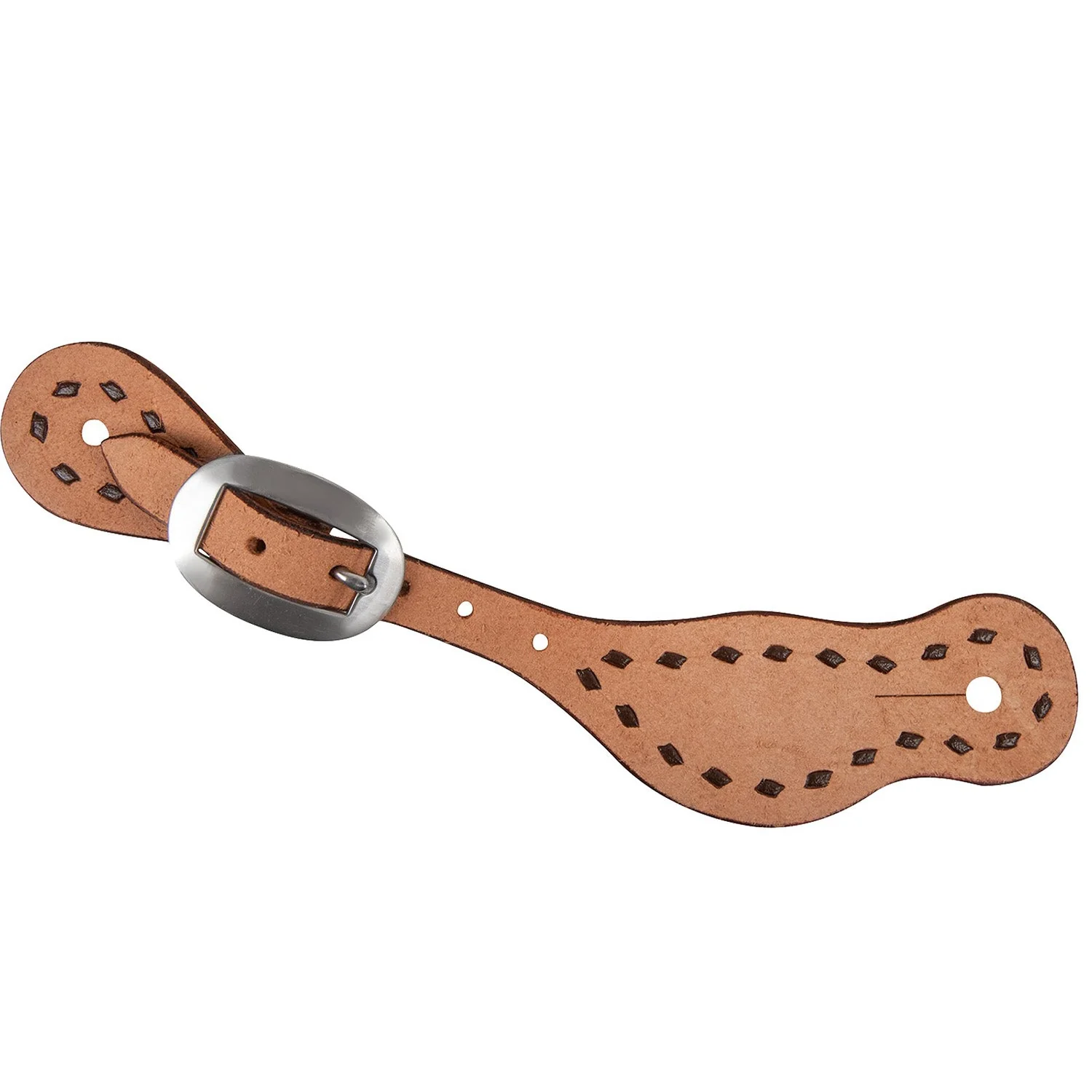 Martin Saddlery Roughout and Buckstitch Spur Straps - Image 1