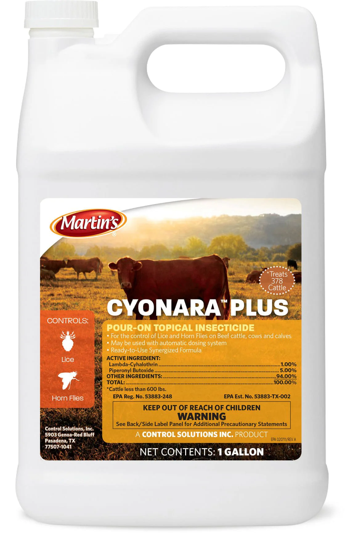 Martin's Cyonara Plus Pour-On Fly Insecticide & Applicator - Image 1