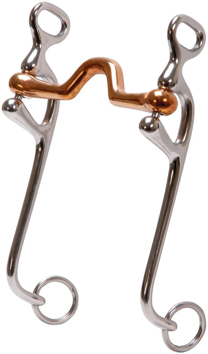 Jeffers Medium Port Copper Mouth Bit - Image 1