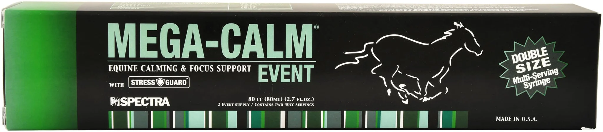 Mega-Calm Event 2-Dose Equine Calming & Focus Support Syringe - Image 1