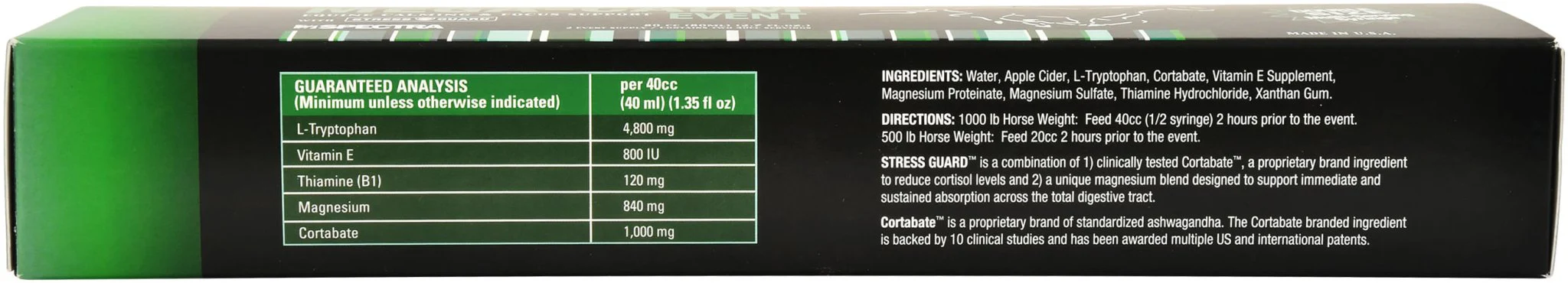 Mega-Calm Event 2-Dose Equine Calming & Focus Support Syringe - Image 2