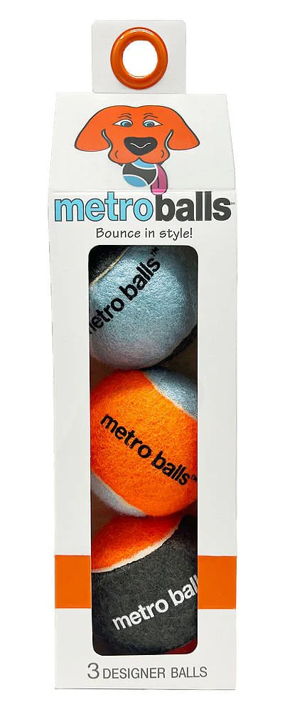 Metro Balls Fetch Dog Toys, 3 pk - Image 2