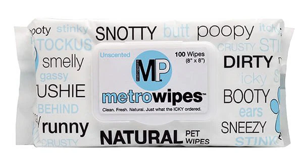 Metro Wipes Natural Unscented Pet Wipes - Image 1