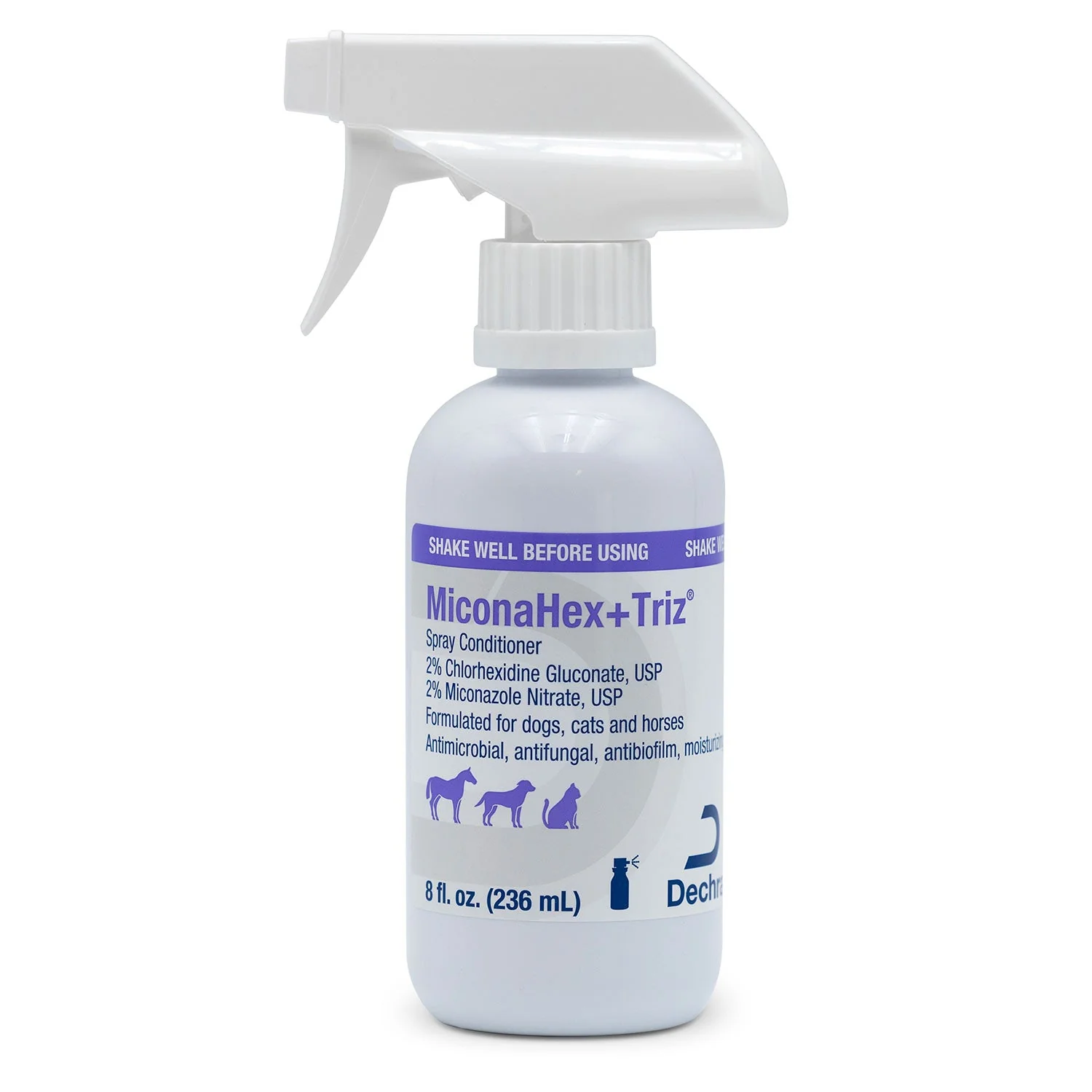Miconahex+Triz Medicated Antimicrobial Spray Conditioner for Dogs, Cats, and Horses - Image 1