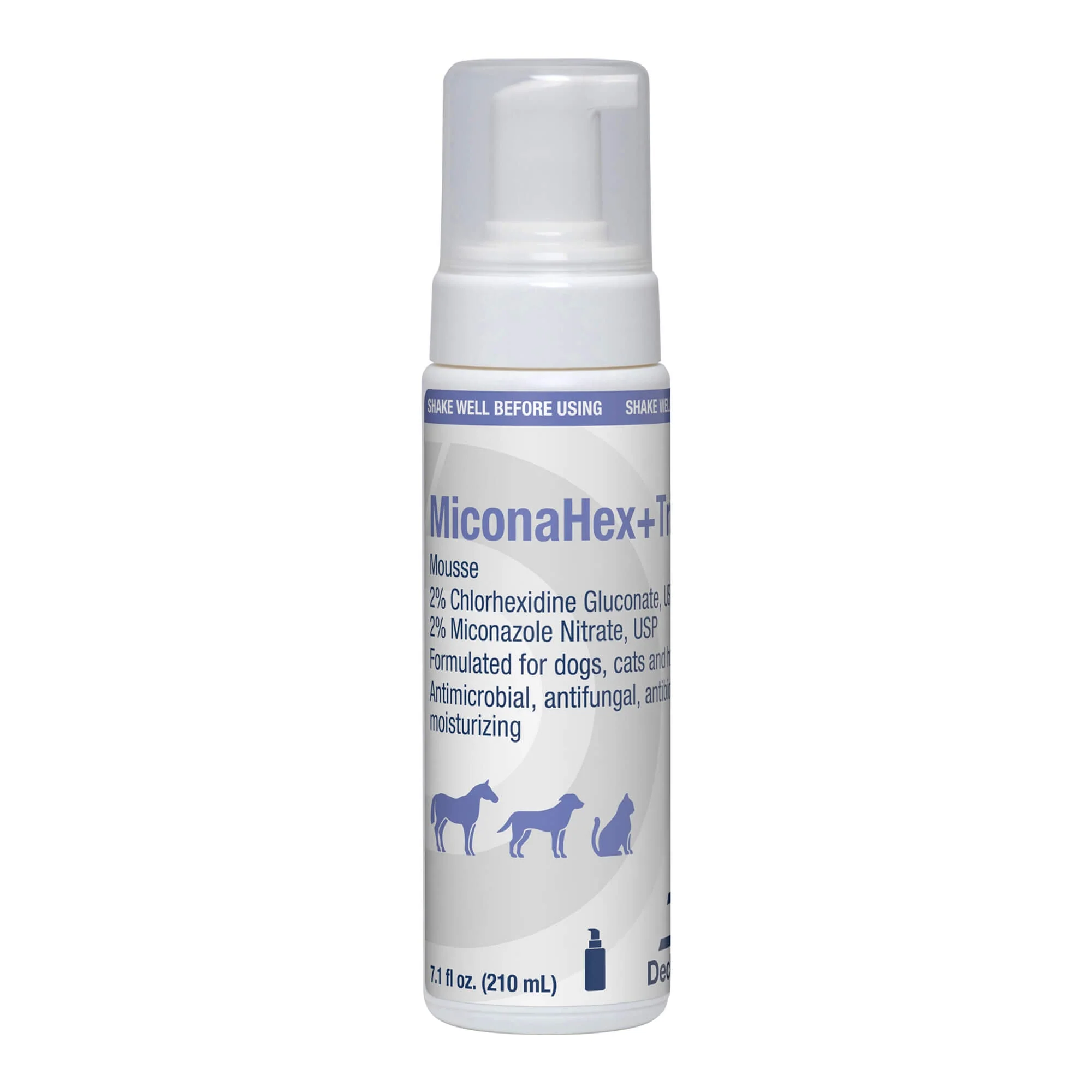 MiconaHex+Triz Mousse for Dogs, Cats & Horses, 7.1 oz - Image 1