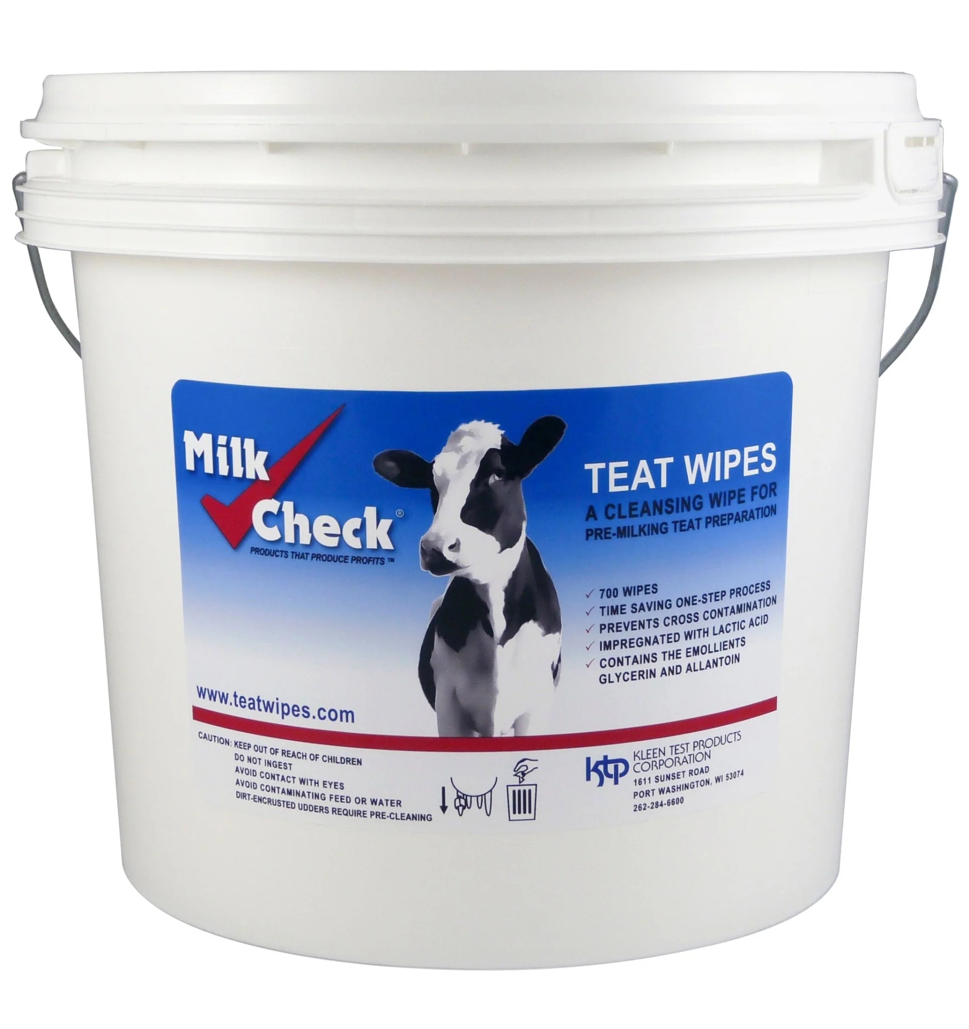 Milk Check Teat Cleansing Wipes for Pre-Milking Prep - Image 3