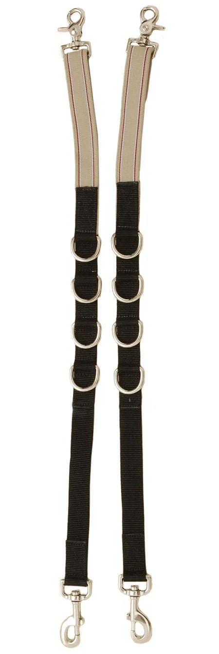 Miniature Adjustable Web Side Reins, Brown - Image 1