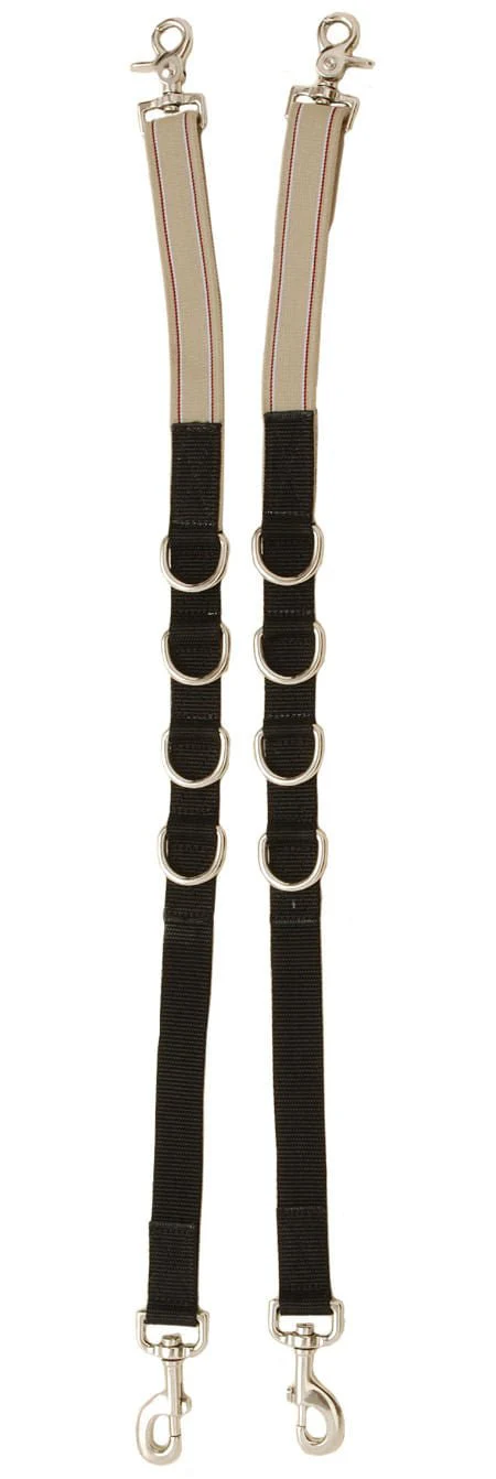 Miniature Adjustable Web Side Reins, Brown - Image 2