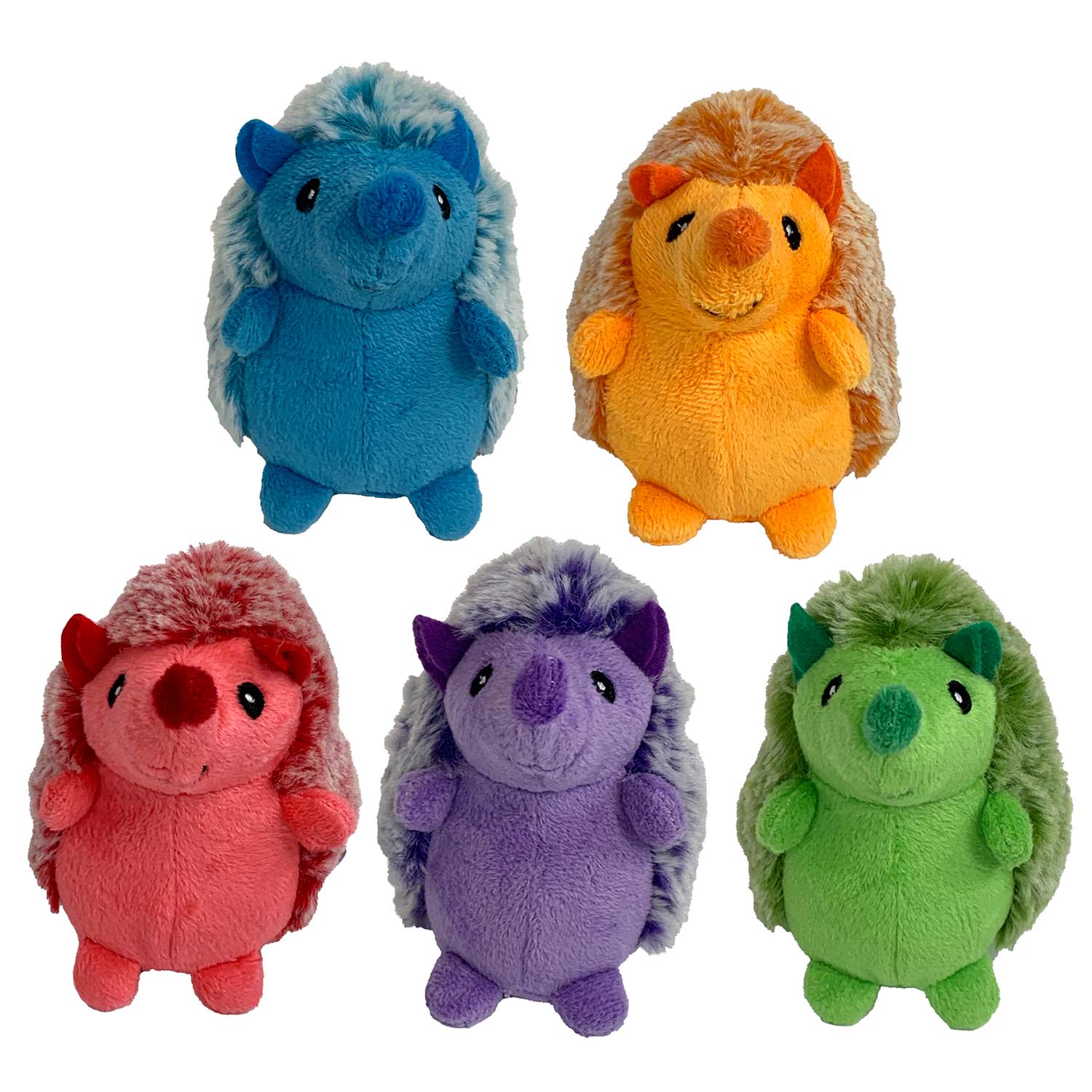 Minipet Hedgehogs Dog Toys, Assorted, 4" - Image 1
