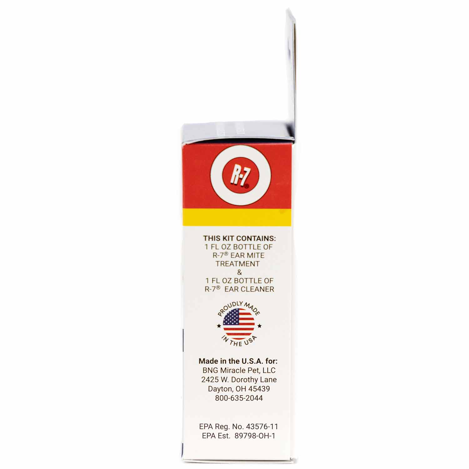 Miracle Care R-7M Ear Mite Treatment & Cleaner Kit for Cats - Image 2
