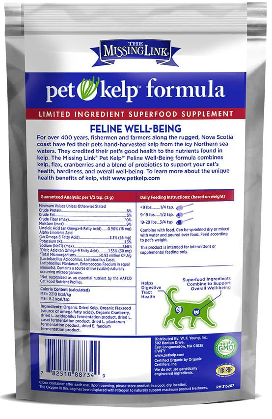 Missing Link Pet Kelp Feline Well-Being Formula - Image 2