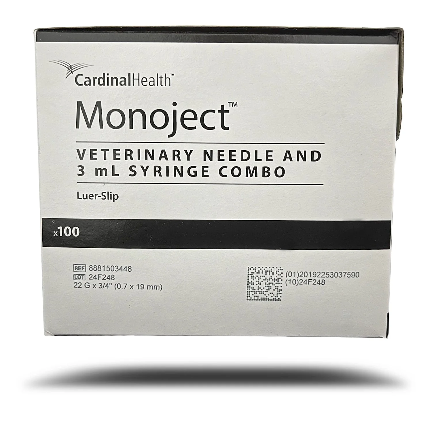 Monoject Luer-Slip (LS) Syringe with Needle Combo - Image 1